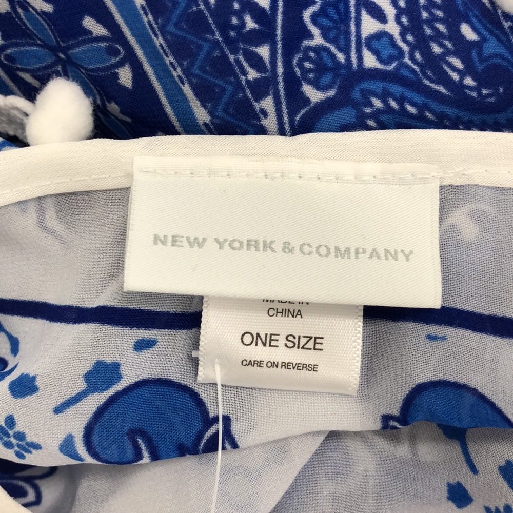 NWT New York & Company Beach Poncho Kimono Cover Up - Picture 5 of 7